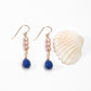 Lapis Luxe Pearl Drop Earrings